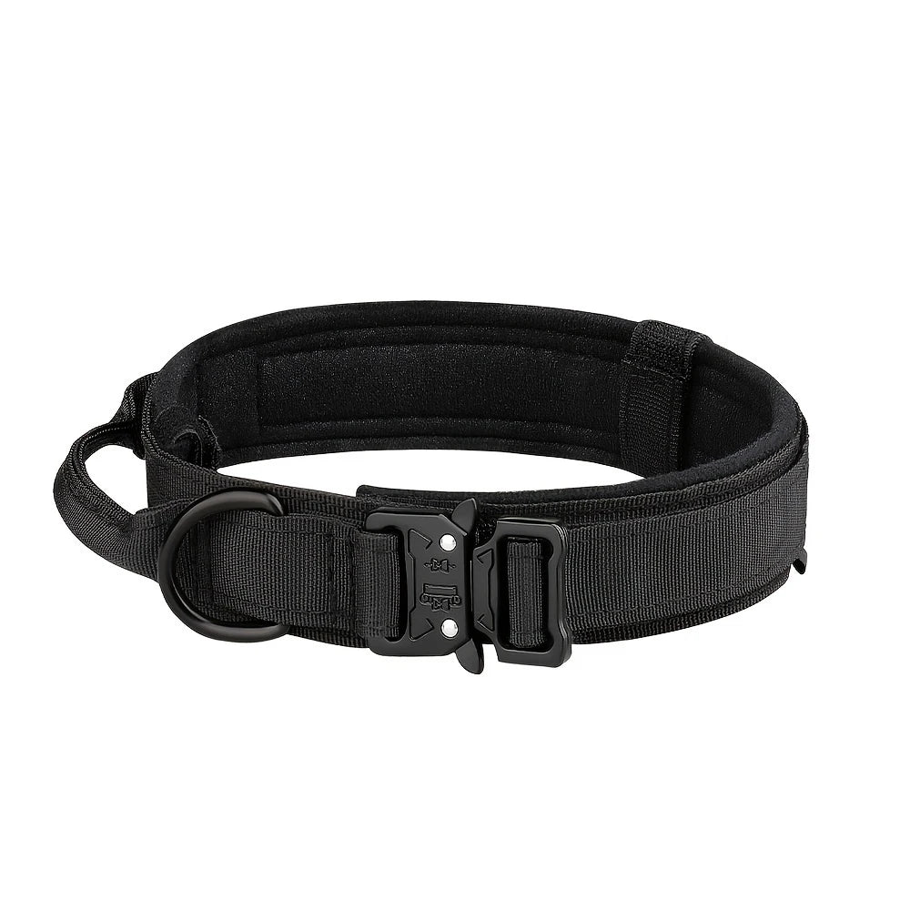 Premium Adjustable Tactical Dog Training Collar and Leash Set with Control Handle for All Dog Sizes