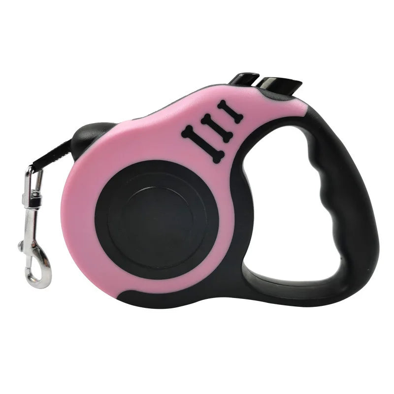 Retractable Dog Leash - Automatic Flexible Traction Rope in 3 Meters and 5 Meters for Small, Medium, and Large Breeds