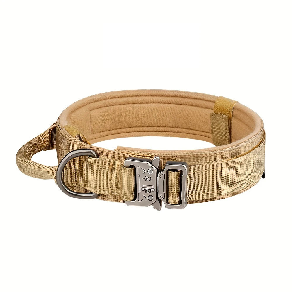 Premium Adjustable Tactical Dog Training Collar and Leash Set with Control Handle for All Dog Sizes