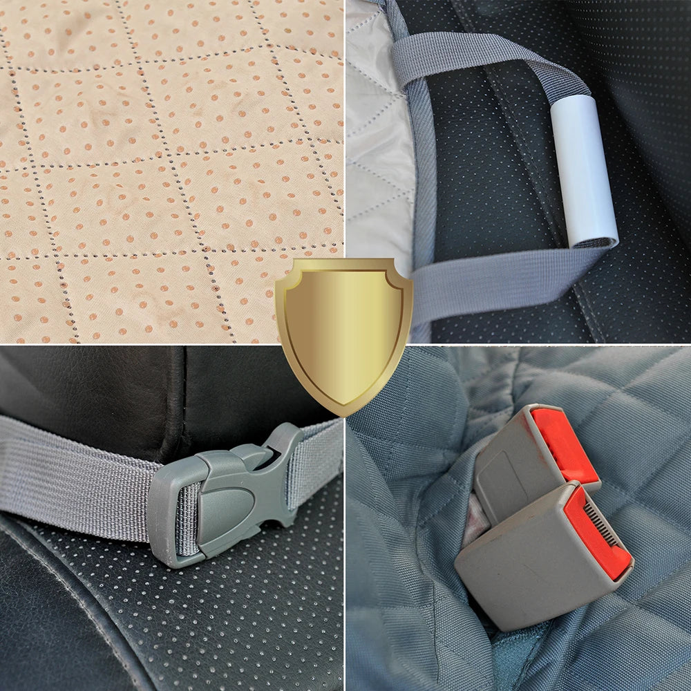 Waterproof Dog Car Seat Cover - Hammock Style Rear Seat Protector for Safe Pet Travel