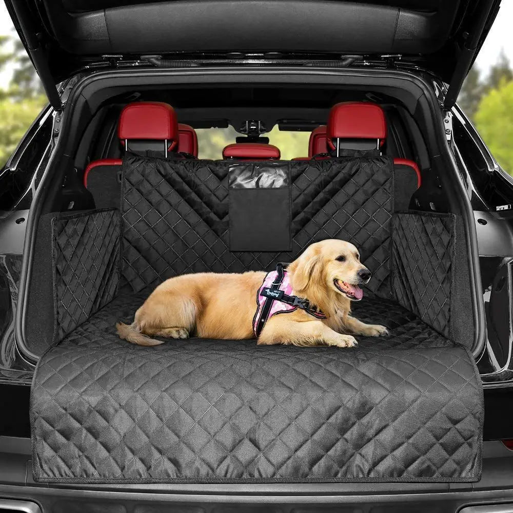 Wear-Resistant Waterproof Dog Carrier and Car Seat Cover for SUVs - Durable and Easy to Install Vehicle Protection Liner