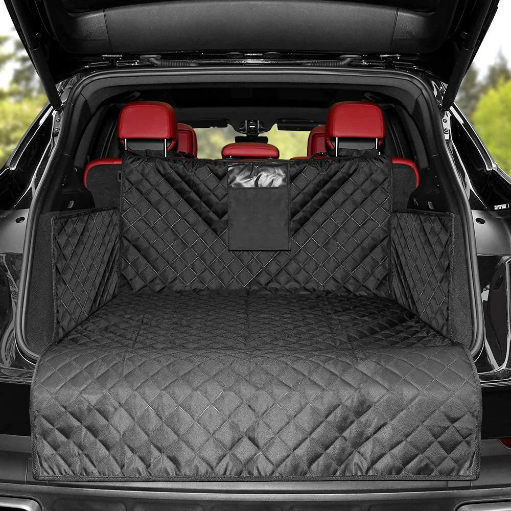 Wear-Resistant Waterproof Dog Carrier and Car Seat Cover for SUVs - Durable and Easy to Install Vehicle Protection Liner