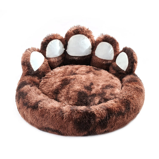 Luxurious Paw-Shaped Cozy Dog Bed Cushion for Optimal Comfort and Warmth for Dogs and Cats