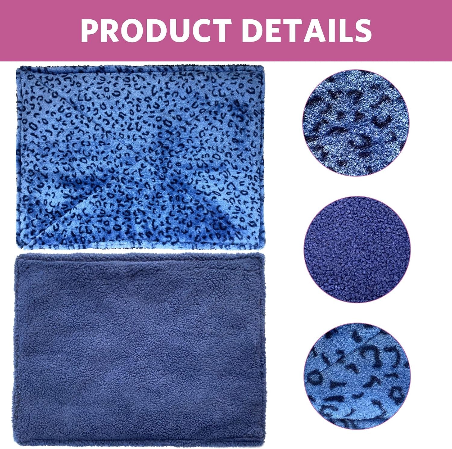 Premium Ultra-Soft Self-Heating Bed Mat for Cats and Small Dogs