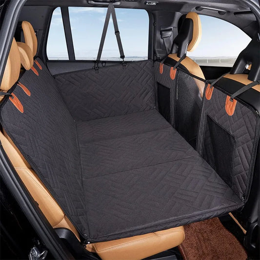 2024 Innovative Large Pet Back Seat Extender and Hammock Car Seat Cover with Durable Bottom for Travel