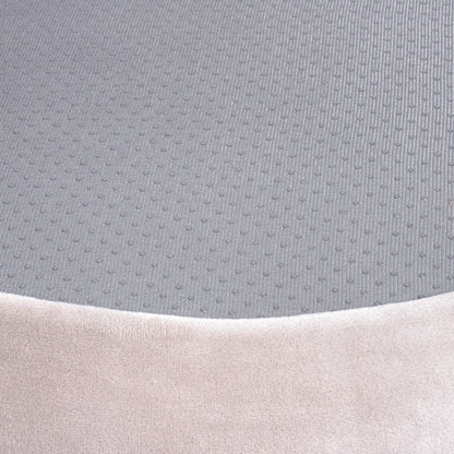Snuggle Up in Style with the 24-Inch Gray Shark Ultra Soft Plush Pet Bed for Dogs and Cats