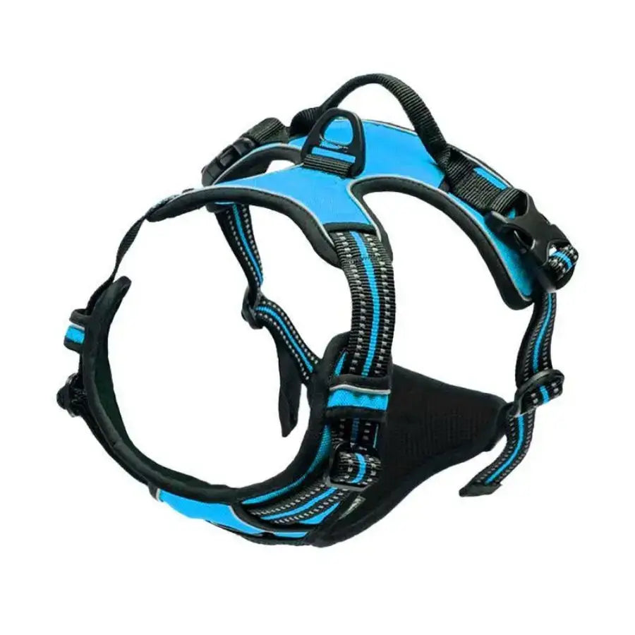 Heavy-Duty Reflective No-Pull Dog Harness with Front Clip and Control Handle for Large Dogs