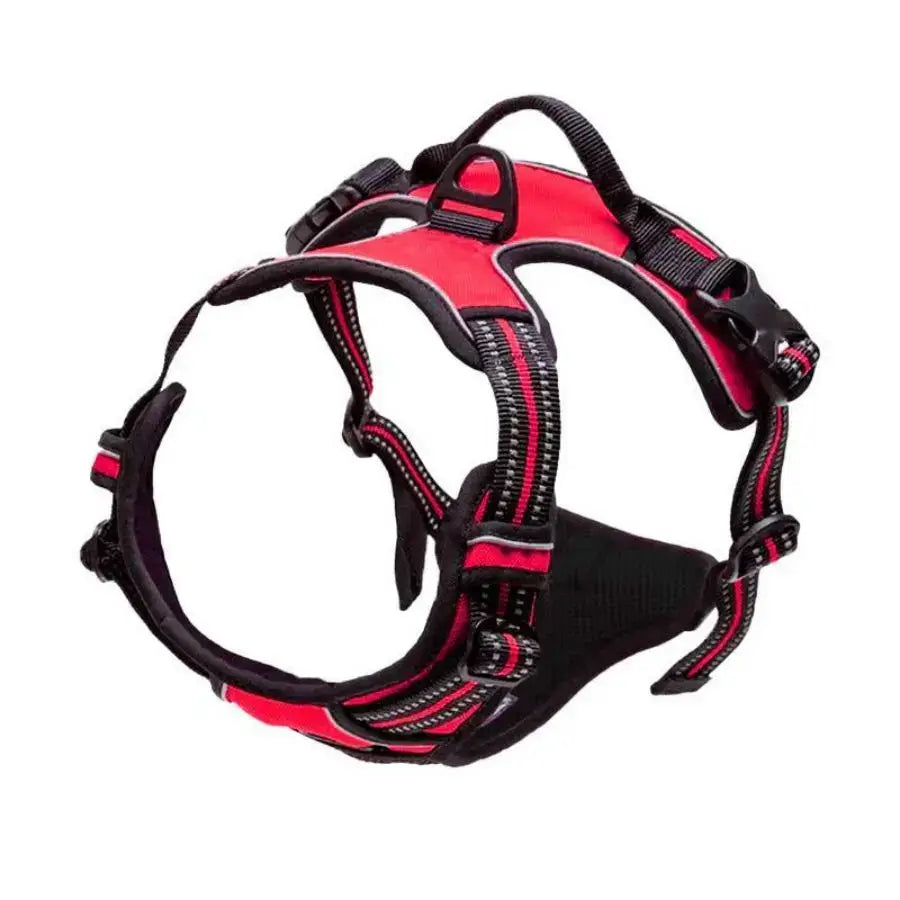 Heavy-Duty Reflective No-Pull Dog Harness with Front Clip and Control Handle for Large Dogs