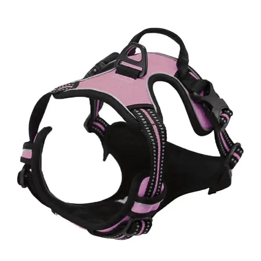 Heavy-Duty Reflective No-Pull Dog Harness with Front Clip and Control Handle for Large Dogs