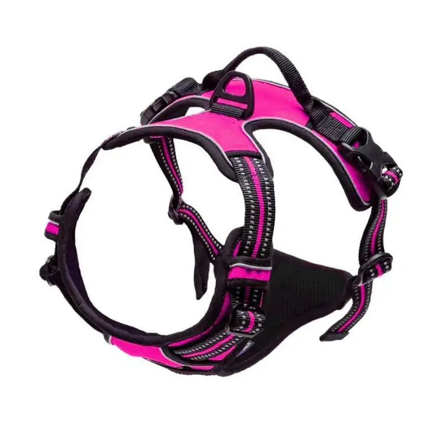 Heavy-Duty Reflective No-Pull Dog Harness with Front Clip and Control Handle for Large Dogs
