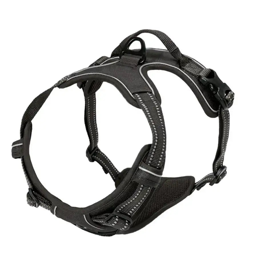Heavy-Duty Reflective No-Pull Dog Harness with Front Clip and Control Handle for Large Dogs