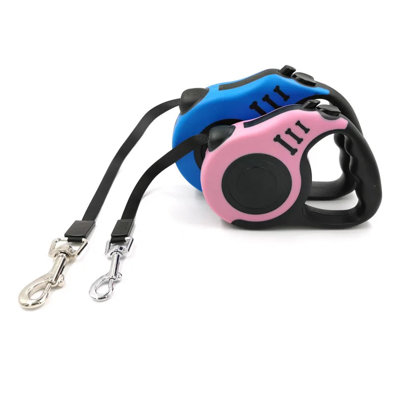 Retractable Dog Leash - Automatic Flexible Traction Rope in 3 Meters and 5 Meters for Small, Medium, and Large Breeds