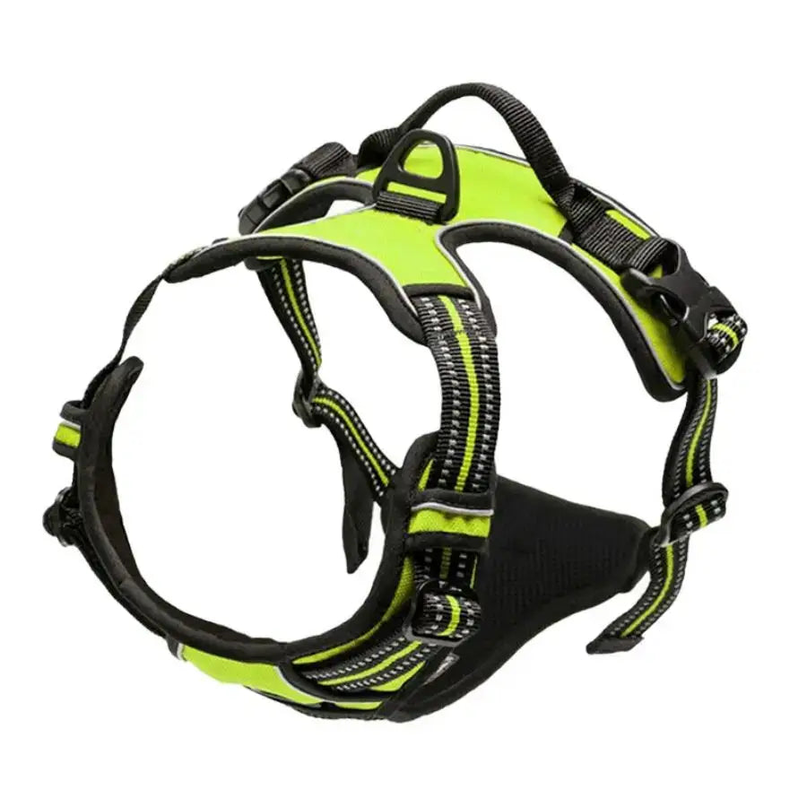 Heavy-Duty Reflective No-Pull Dog Harness with Front Clip and Control Handle for Large Dogs