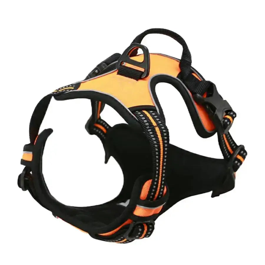 Heavy-Duty Reflective No-Pull Dog Harness with Front Clip and Control Handle for Large Dogs