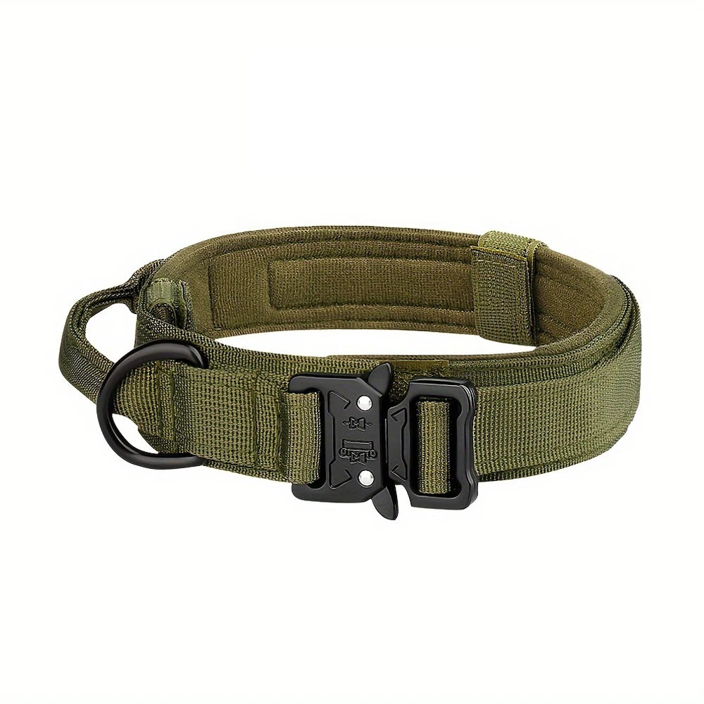 Premium Adjustable Tactical Dog Training Collar and Leash Set with Control Handle for All Dog Sizes