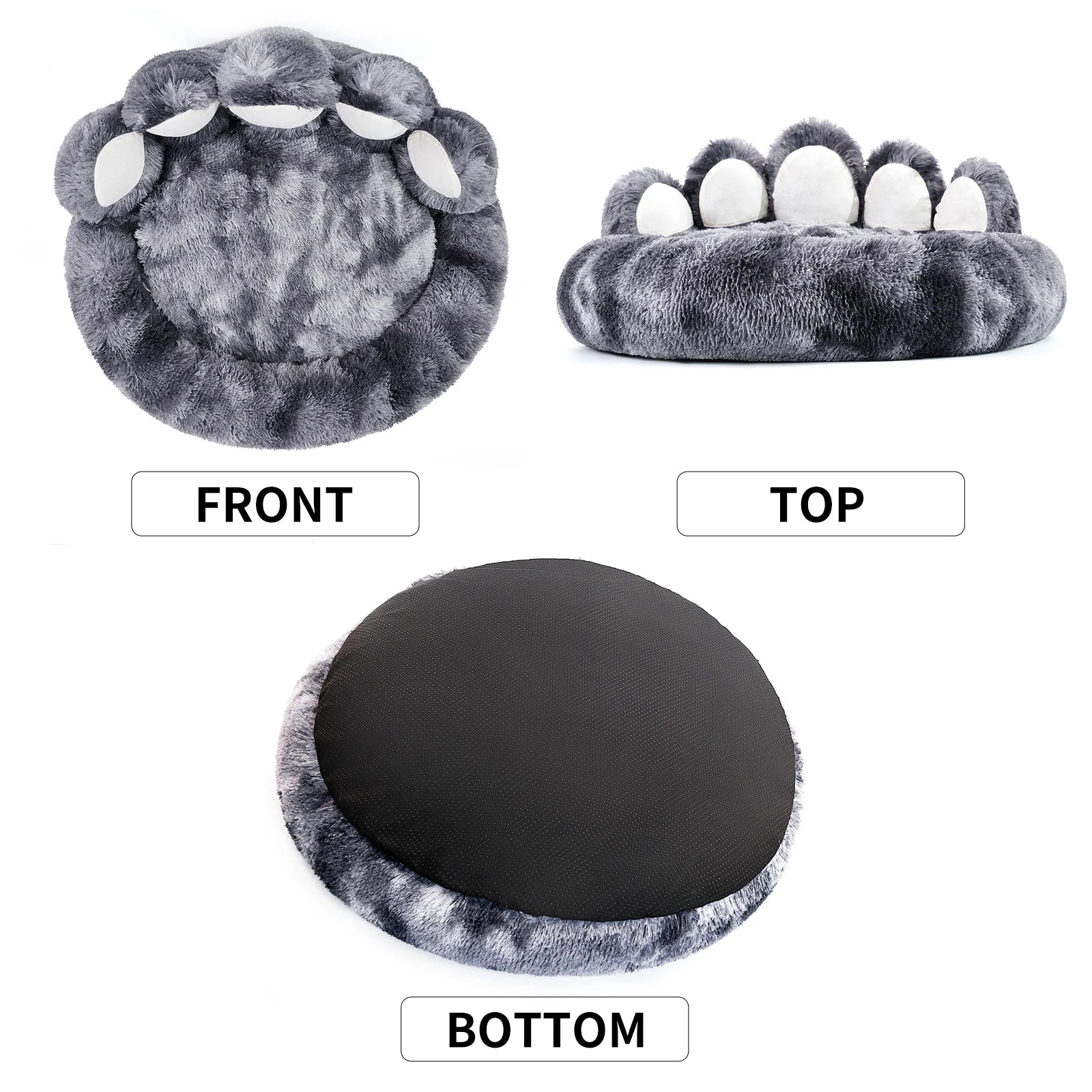 Luxurious Paw-Shaped Cozy Dog Bed Cushion for Optimal Comfort and Warmth for Dogs and Cats
